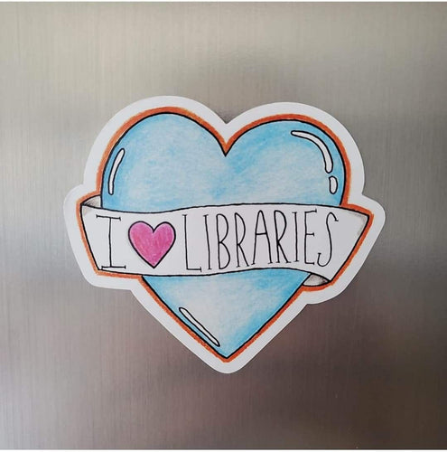 I love libraries - Magnet